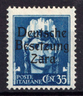 1943 35c Zadar, German Occupation, Germany (Mi. 7, Signed, CV $620, MNH)