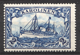 1901 Caroline Islands German Colony 2 Mark