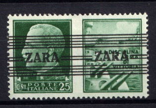 1943 25c Zadar, German Occupation, Germany (Mi. 35 IV, CV $70)