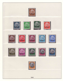 1940 Alsace, German Occupation, Germany (Mi. 1 - 16, Full Set, CV $60, MNH)