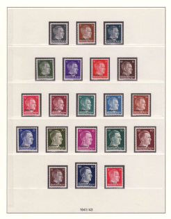 1941-43 Ukraine, German Occupation, Germany (Mi. 1 - 20, Full Set, MNH)