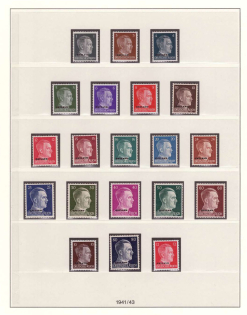 1941-43 Ostland, German Occupation, Germany (Mi. 1 - 20, Full Set, MNH)