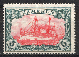 1905-19 Kamerun German Colony 5 Mark