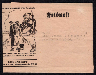 Military Mail Fieldpost Feldpost, Germany