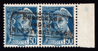 1940 50c Dunkirk, German Occupation of France, Germany, Pair (Mi. 3 I, Signed, CV $390, MNH)