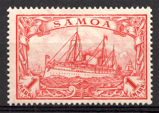1900-01 Samoa German Colony 1 Mark
