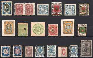 Zemstvo, Russia, Stock of Stamps