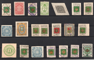 Zemstvo, Russia, Stock of Stamps