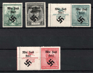 1938 Occupation of Bohmisch Kamnitz, Sudetenland, Private Issue, Germany (Signed)