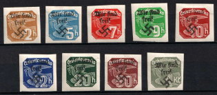 1938 Occupation of Reichenberg, Sudetenland, Local Issue, Germany (Type I, Signed)