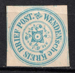 1862 2k Wenden, Livonia, Russian Empire, Russia (Kr. 1, Sc. L1, CV $30)