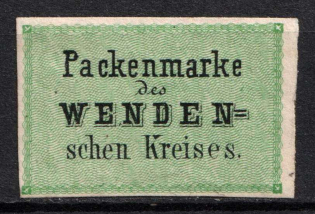 1863 4k Wenden, Livonia, Russian Empire, Russia (Kr. 3, Sc. L3, Signed, CV $350)