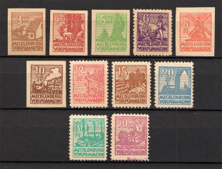 1946 Germany Soviet Zone of Occupation (CV $39, Full Set, MNH/MLH)