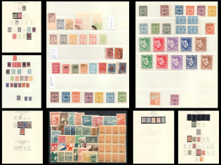 Russia, Civil War, Collection of Stamps