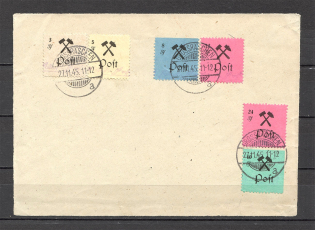 1945 Grosraschen Germany Local Post Part of Cover