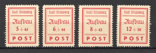 1946 Straussberg Germany Local Post (Perf, Full Set)