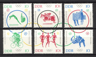 1964 German Democratic Republic GDR Sport (CV $20, Full Set, MNH)