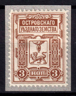 1906 3k Ostrov Zemstvo, Russia (Schmidt #7)