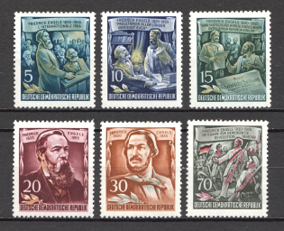 1955 German Democratic Republic GDR (CV $20, Full Set, MNH)