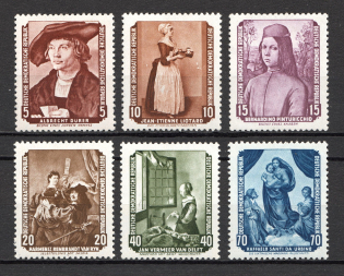 1955 German Democratic Republic GDR (CV $50, Full Set, MNH)