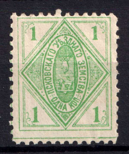 1891 1k Pskov Zemstvo, Russia (Schmidt #11)