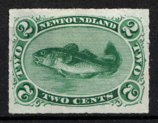 1876-79 2c Newfoundland, Canada (SG 41, CV $220)