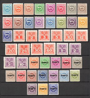 1945-46 Austria Postage Due Stamps Collection (Full Sets, MNH)