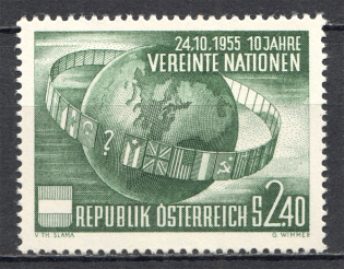 1955 Austria (CV $15, Full Set, MNH)