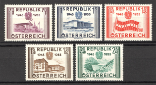 1955 Austria (CV $60, Full Set, MNH)