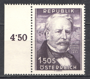 1954 Austria (CV $15, Full Set, MNH)