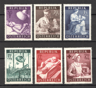 1954 Austria (CV $20, Full Set, MNH)