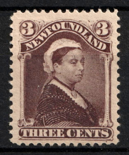1887 3c Newfoundland, Canada (SG 52, CV $110)