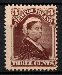 1896-98 3c Newfoundland, Canada (SG 65a, CV $160, MNH)