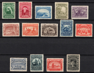 1897 Newfoundland, Canada, 400th Anniversary of Discovery of Newfoundland, Full Set (SG 66 - 79, CV $430)