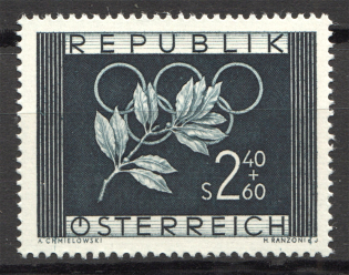 1952 Austria Sport (CV $30, Full Set, MNH)