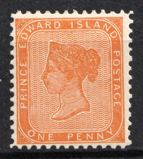 1862-69 1p Prince Edward Island, Canada (SG 9, CV $70)