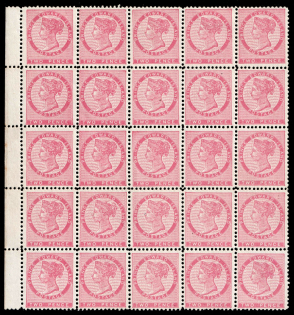 1870 2p Prince Edward Island, Canada, Block (SG 28, Margin, Rare)