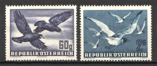 1950 Austria Airmail (CV $25, Full Set, MNH)