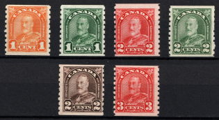 1930-31 Canada, Full Set (SG 304 - 309, CV $60, MNH)