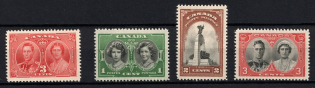 1937 Canada, Full Sets (SG 356, 372 - 374, CV $15, MNH)