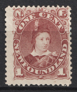 1896-98 1c Newfoundland, Canada (SG 63, CV $120)