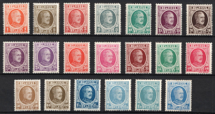 1922-27 Belgium (Sc. 144 - 161, Full Set, CV $90)