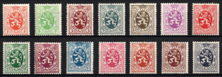 1929-32 Belgium (Sc. 198 - 211, Full Set, CV $60, MNH)