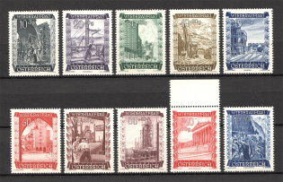 1948 Austria Architecture (Full Set, MNH)