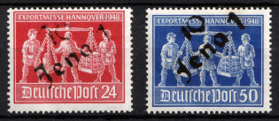 1948 District 16 Erfurt Main Post Office, Jena Emergency Issue, Soviet Russian Zone of Occupation, Germany (Signed)