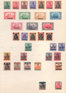 1920 Danzig, Germany, Large Stock (CV $60)