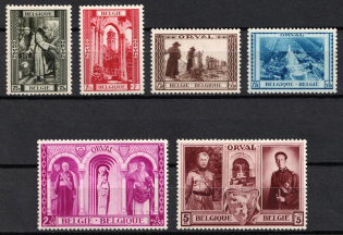 1939 Belgium (Sc. B250 - B255, Full Set, CV $30)