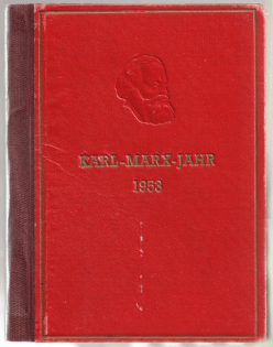 1953 Karl Marx, German Democratic Republic, Germany, Memorable Book (Mi. S 344 - 353, Canceled, CV $170)