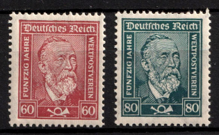 1924-28 Weimar Republic, Germany (Mi. 362 - 363, Full Set, CV $120, MNH)