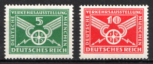 1925 Weimar Republic, Germany (Mi. 370 y - 371 y, Full Set, CV $80, MNH)